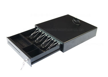 Czarna Biała Elektroniczna szuflada na gotówkę / kompaktowa szuflada rejestracyjna 13,2 cala 335 mm