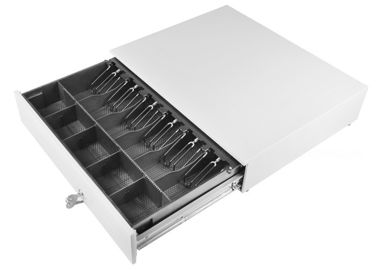 Chiny Ivory Large Cash Drawer / Heavy Duty Metal Drawers Removable Tray 10.5 KG 490 fabryka
